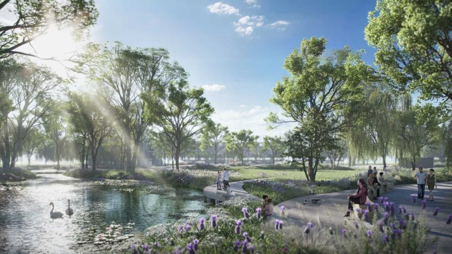 Khu thể thao ngoài trời – đường chạy bộ