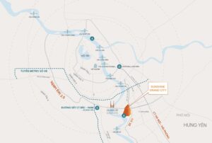 Vị trí và hạ tầng giao thông ảnh hưởng đến vị trí Sunshine Grand City